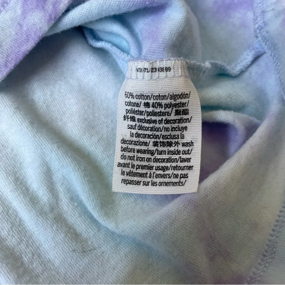 PINK Victoria’s Secret Pastel Tie-Dye Cropped Long Sleeve size Small - Picture 6 of 10